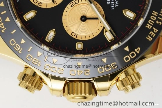 MiroTime 0429 Daytona 116518 BTF 1:1 Best Edition Paul Newman Black YG Dial on Oysterflex Rubber Strap SA4130 V Modern 2259